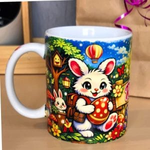 Mug de Pâques avec Prénom – Cadeau personnalisé