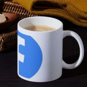 Mug personnalisable "Modèle vu sur facebook" BLANC